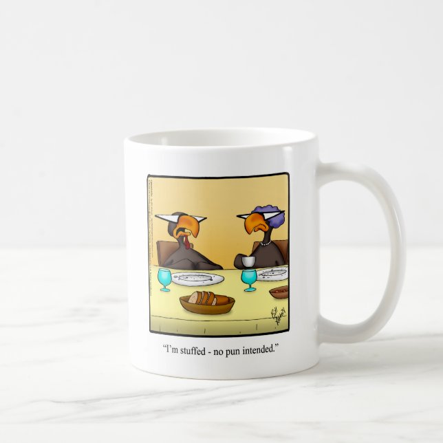 Thanksgiving Humor-kaffe Mugg (Höger)
