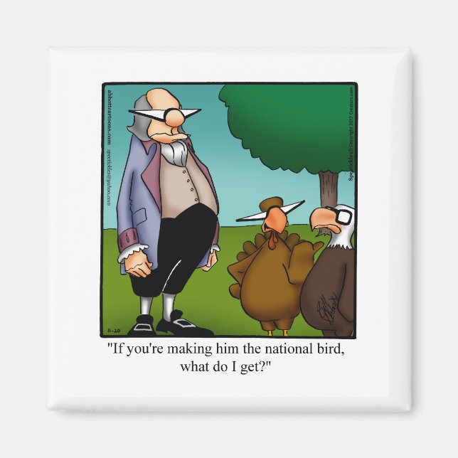 Thanksgiving Humor Magnet Gift (Framsidan)