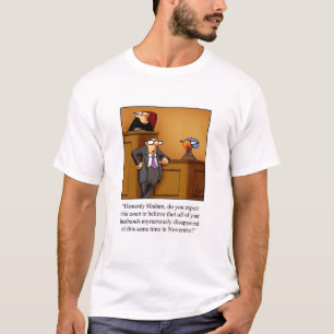 Thanksgiving Humor Turkiet - rättegången T-Shirt