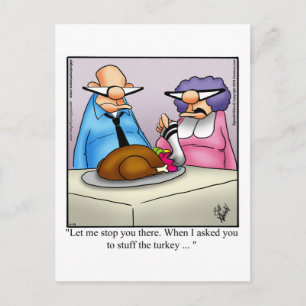 Thanksgiving Humor vykort ’Spectickles’