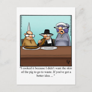 Thanksgiving Humor vykort ’Spectickles’