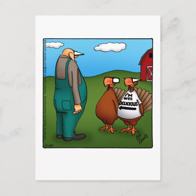 Thanksgiving Humor vykort ’Spectickles’ (Framsida)