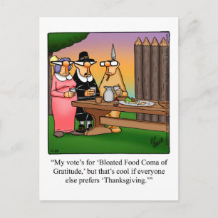 Thanksgiving Humor vykort ’Spectickles’