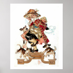Thanksgiving Humous Vintage Art Poster