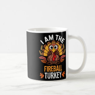 Thanksgiving I är Fireball Turkey Funny Matchin Kaffemugg