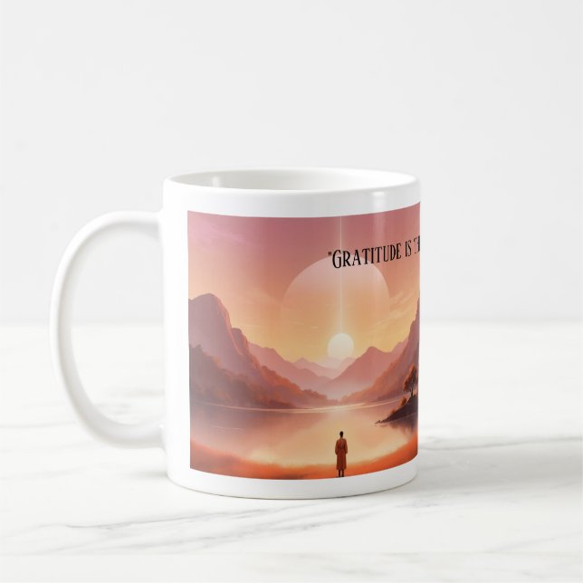 (Thanksgiving I) Classic Mug, 11 oz Kaffemugg (Vänster)