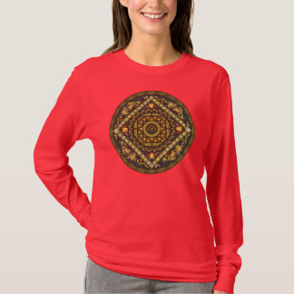 Thanksgiving Ikoner Kvinnobyte Mörk T-shirt