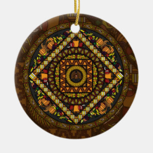 Thanksgiving-ikoner Ornament