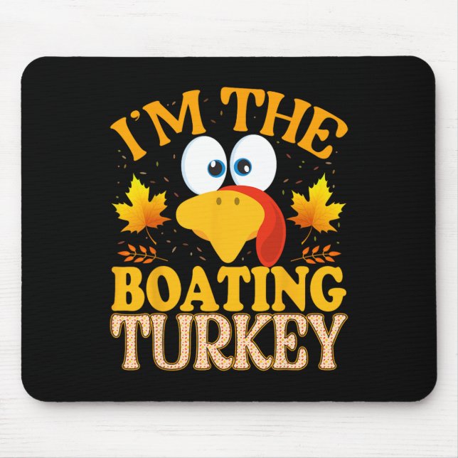 Thanksgiving I'm The Boating Turkey Matching  Musmatta (Framsidan)