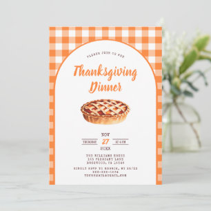 Thanksgiving Inbjudan till serverrutnät