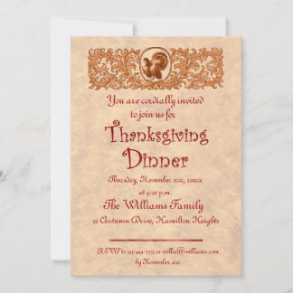 Thanksgiving Inbjudningar