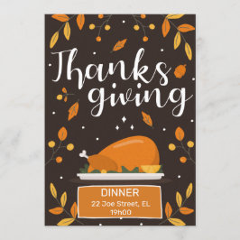 Thanksgiving Inbjudningar