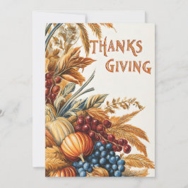 Thanksgiving Inbjudningar