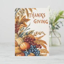Thanksgiving Inbjudningar
