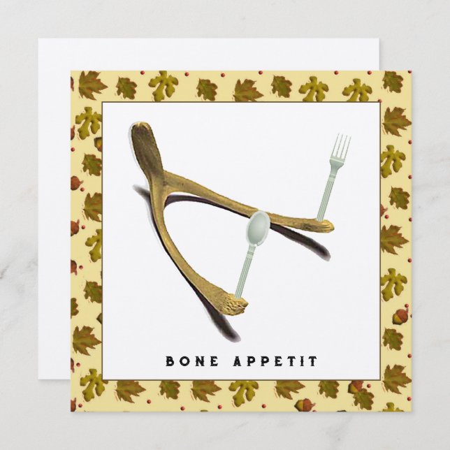 Thanksgiving Inbjudningar (Fram/baksida)