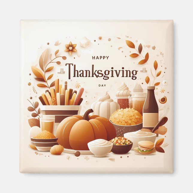 Thanksgiving - innermagnet magnet (Framsidan)