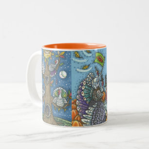 THANKSGIVING INSAMLING 3 TURKIET ILLUSTRATION MUGG