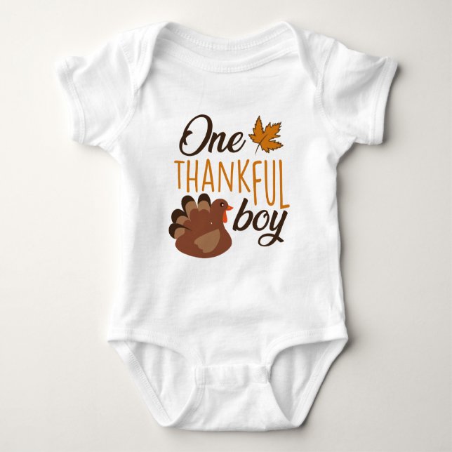 Thanksgiving Inspired Typography T Shirt (Framsida)