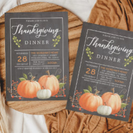 Thanksgiving Invitation - Thanksgiving Dinner Inbjudningar