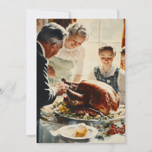 Thanksgiving Joy: En familjefabrik Inbjudningar