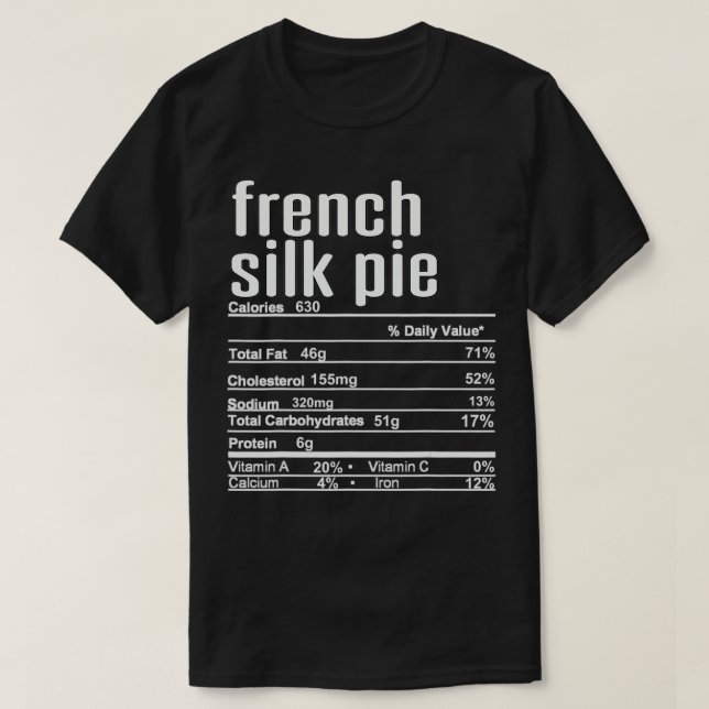 Thanksgiving Jul Fransk Silke Paj Nutrition F T Shirt (Design framsida)