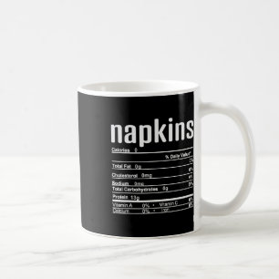 Thanksgiving Jul Napkins Nutrition Fact Kaffemugg