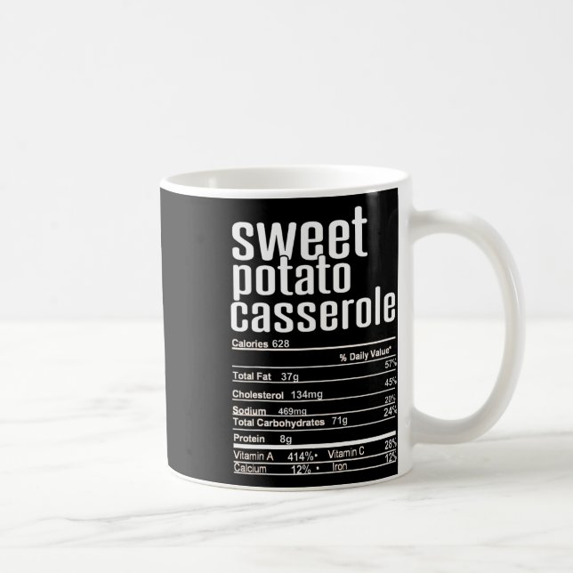 Thanksgiving Jul Sweet Potato Cerole Nutriti Kaffemugg (Höger)