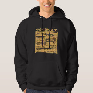 Thanksgiving Julfusk, hash Näring Hoodie