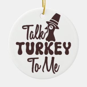 Thanksgiving Julgransprydnad Keramik