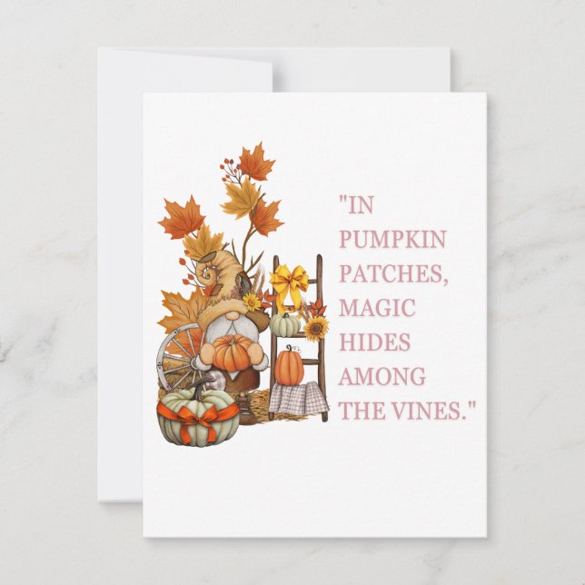 thanksgiving julkort (Framsida)