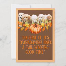 Thanksgiving Julkort