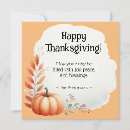 Thanksgiving Julkort