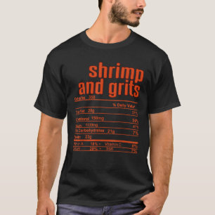 Thanksgiving Julräkor Grits Nutrition Fact T Shirt