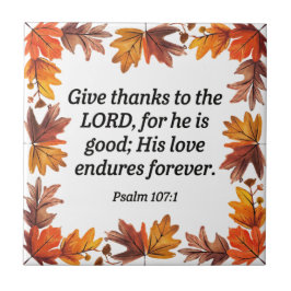 Thanksgiving Kakelplatta