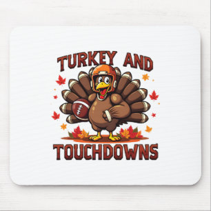 Thanksgiving-kalas och touchdown Fotbollsspelare 1 Musmatta