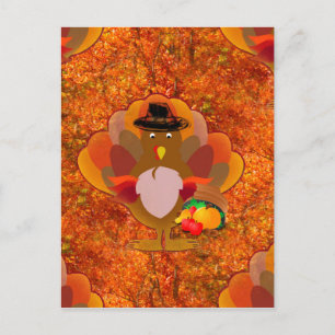 thanksgiving kalkon helg vykort