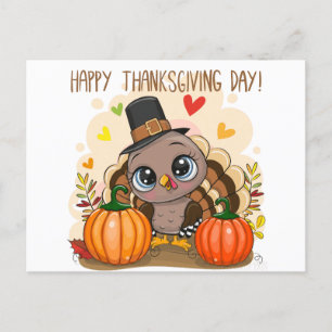 Thanksgiving kalkon helg vykort