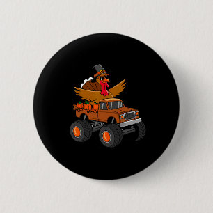 Thanksgiving Kalkon Kör Monster Truck Knapp