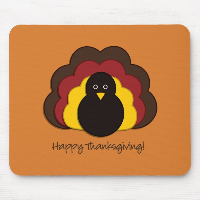 Thanksgiving kalkon musmatta (Framsidan)