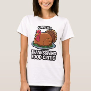 Thanksgiving-kalkon officiell Thanksgiving-matrank T Shirt