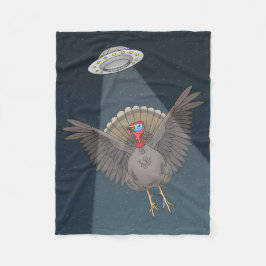 Thanksgiving Kalkon Räddad Av Aliens Fleecefilt