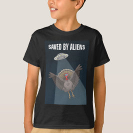 Thanksgiving-kalkon Räddad Av Aliens T Shirt