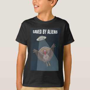 Thanksgiving-kalkon Räddad Av Aliens T Shirt