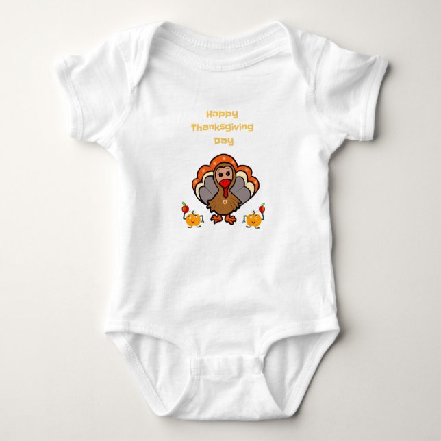 Thanksgiving kalkon t shirt (Framsida)