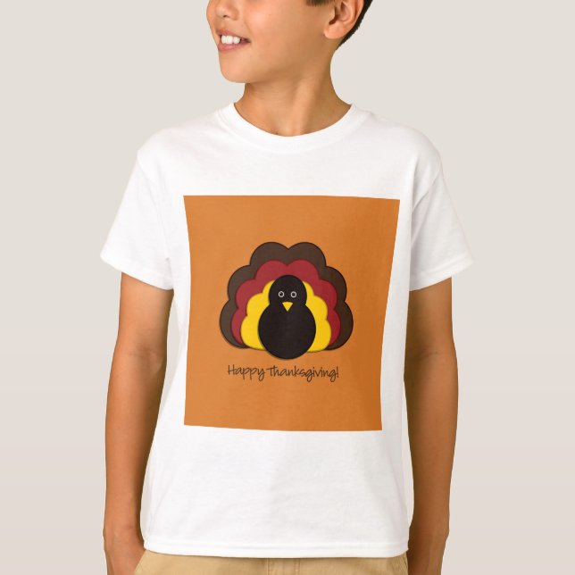 Thanksgiving kalkon tee (Framsida)