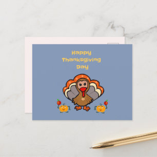 Thanksgiving-kalkon Vykort