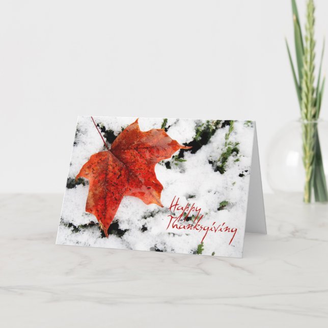 Thanksgiving Kanada Helgkort (Framsida)