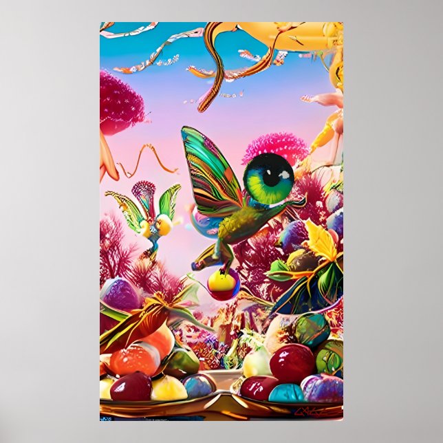 Thanksgiving - Ken Gage Surreal Art Poster (Framsidan)