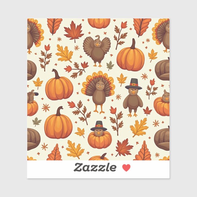 thanksgiving klistermärken (Ark)