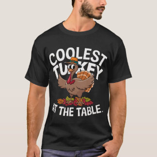 Thanksgiving Klost Turkiet vid Bord T-shirt
